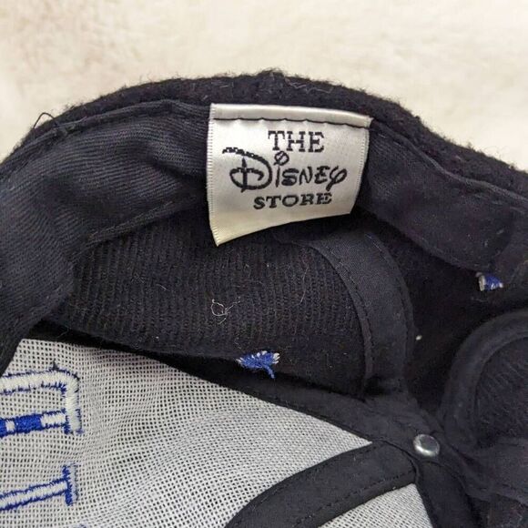 Vintage 90’s Disney Rare Donald Duck Snapback Color Block Cap Hat Wool leather - Picture 6 of 7